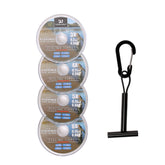 Kylebooker Clear Nylon Tippet Line med Holder Fluefiske Tippets Ledere Ørret 0X 1X 2X 3X 4X 5X 6X 7X